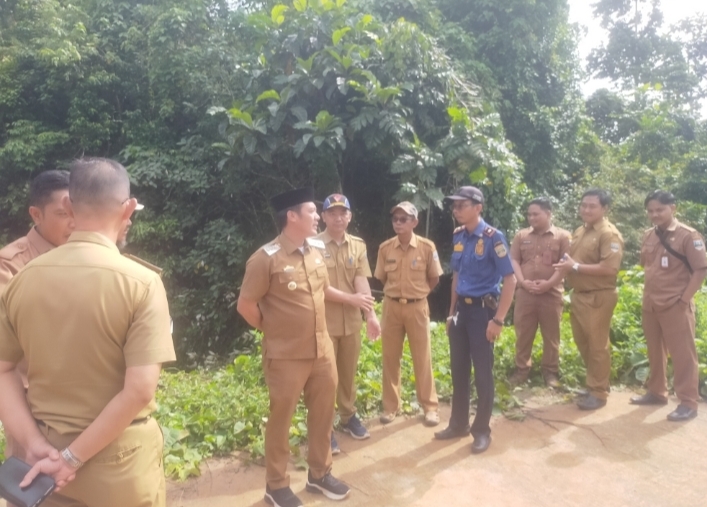 Antisipasi  Way Tuok Meluap Pemkab Pesibar Akan Bangun Talud Penahan Air