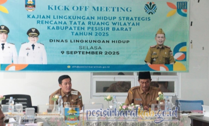 Bupati Pesibar Buka KLHS dan RTRW Tahun 2025