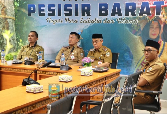 Pemkab Pesibar Rapat Koordinasi  Percepatan Proses Pembangunan RSUD KH Muhammad Thohir