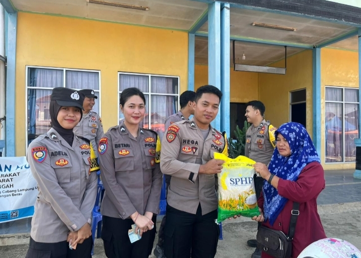 Dalam Mendukung Program Pemerintah,Polsek Pesisir Tengah Gelar Gerakan Pangan Murah