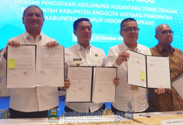 Meningkatkan Mutu Pendidikan Bupati Pesibar Tandatangani MoU dengan YPAN