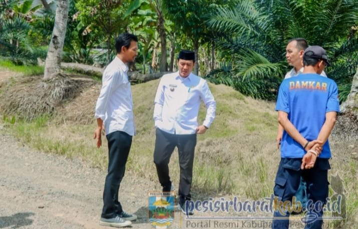 Pemkab Pesisir Barat Berupaya Perbaiki Beberapa Titik Ruas Jalan