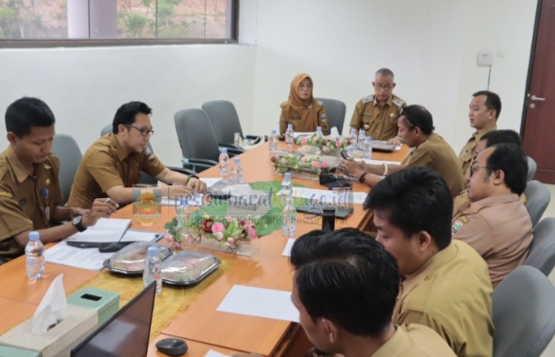 Pemkab Pesisir Barat Gelar Rapat Pembahasan Pelaksanaan Pembangunan Jalan Pekon Bumi Ratu- Sumber Agung