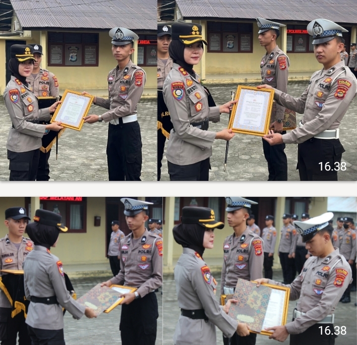 Selamatkan Balita, Dua Personil Polres Pesisir Barat  Diganjar Perhargaan