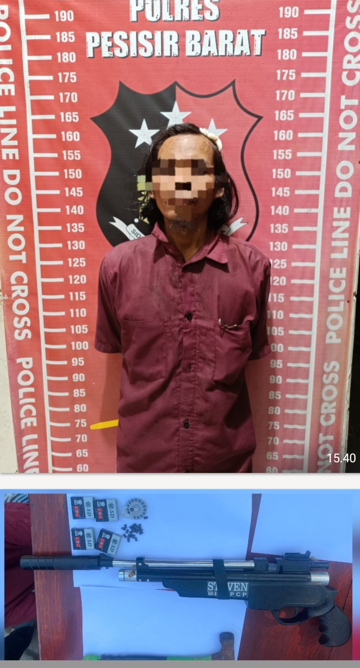 Kasus Dugaan Penganiayaan dan Tindak Pidana Senjata Api Berhasil Diungkap Polres Pesisir Barat