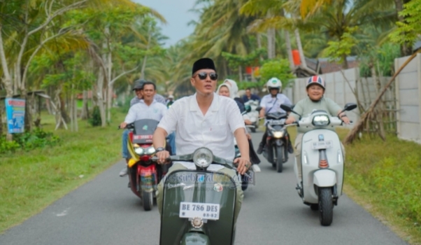 Hari Kelima FTS, Pemerintah Pesisir Barat Gelar Riding Vespa