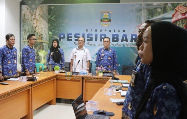 Wakili Bupati, Asisten II Ikuti Peluncuran Nasional Program E-learning ASN
