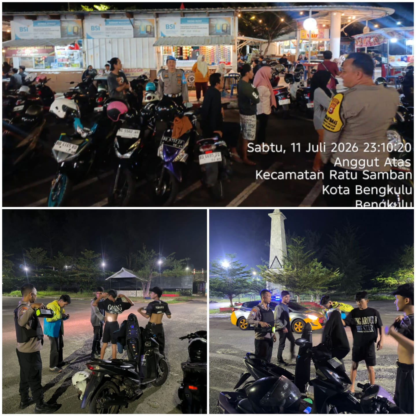 Polsek Ratu Samban Intensifkan KRYD, Antisipasi Geng Motor dan Gangguan Kamtibmas