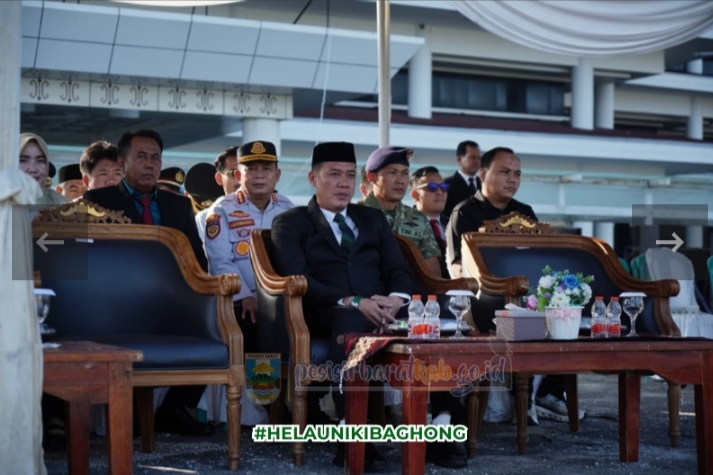 Bupati Pesisir Barat Hadiri Peringatan Hari Bhayangkara