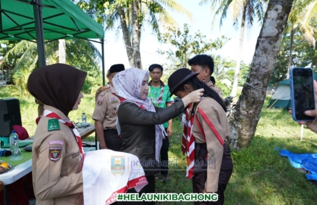 Wakili Bupati, Kepala Dinas Pemuda, Olahraga Pariwisata dan Ekonomi Kreatif Buka Kegiatan Kepramukaan