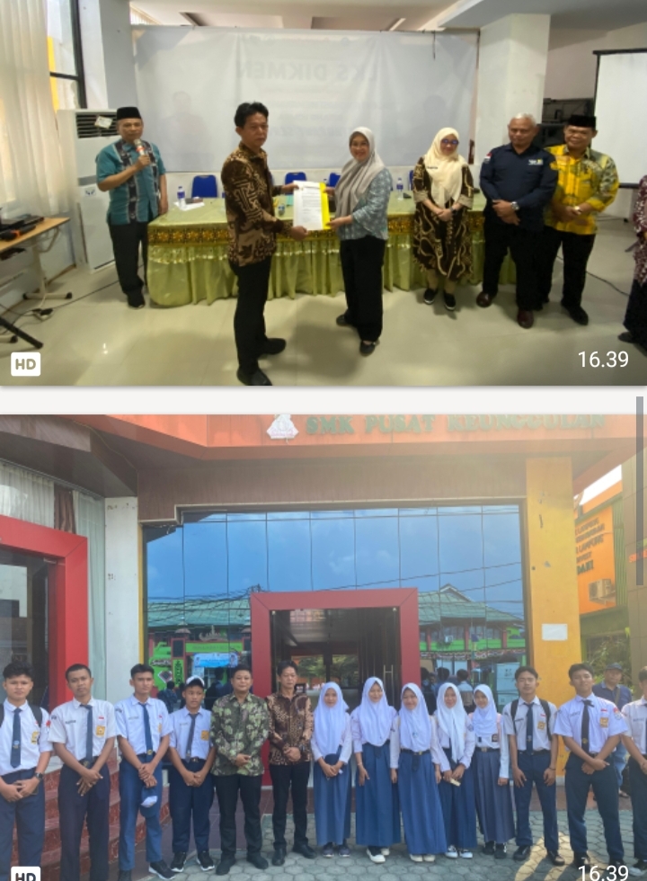 Kegiatan Penyerahan Siswa-siswi Program Afirmasi Pendidikan Menengah (ADEM) dI SMK Negeri 4 Bandar Lampung 