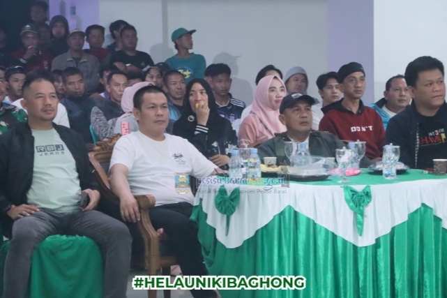 Sekda Pesisir Barat Nobar Pertandingan Final Piala Dunia