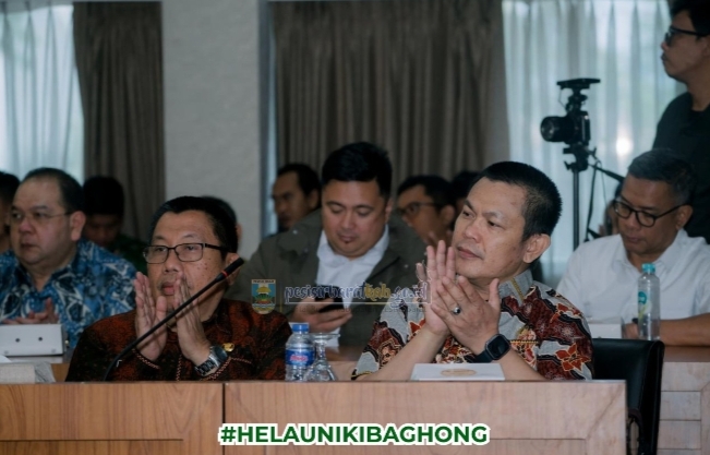 Mewakili Bupati, Sekda Pesisir Barat Hadiri Kunjungan Menteri PPN/ Kepala Bappenas