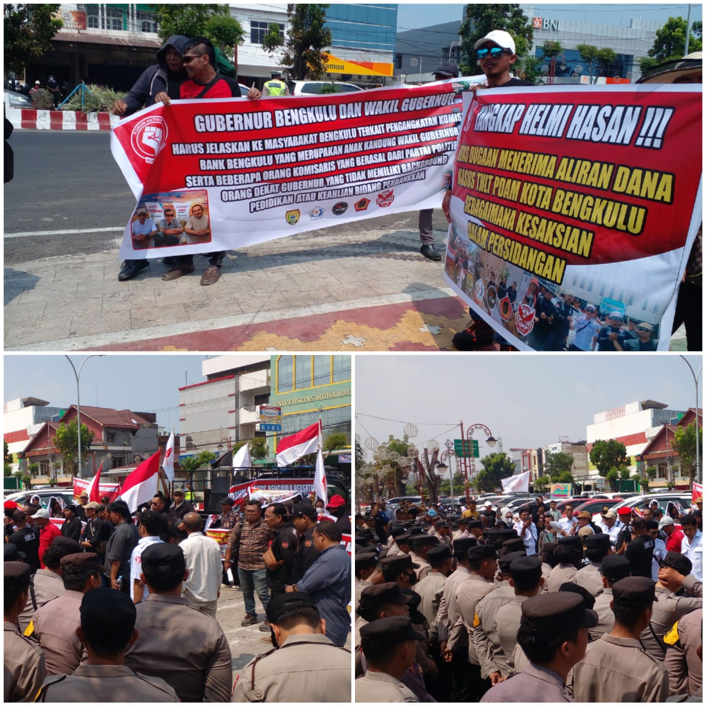 FABB Kembali Melakukan Aksi Demo, Desak DPRD Makzulkan Gubernur Bengkulu, Desak Kejati Proses Hukum Transparan