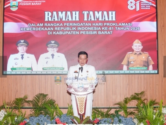 HUT RI Ke-81, Pemerintah Kabupaten Pesisir Barat Gelar Ramah Tamah