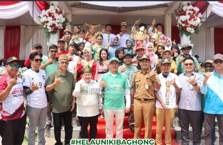 Semarakkan HUT Ke-81 Kemerdekaan Republik Indonesia, Pesisir Barat Gelar Karnaval Budaya Nusantara