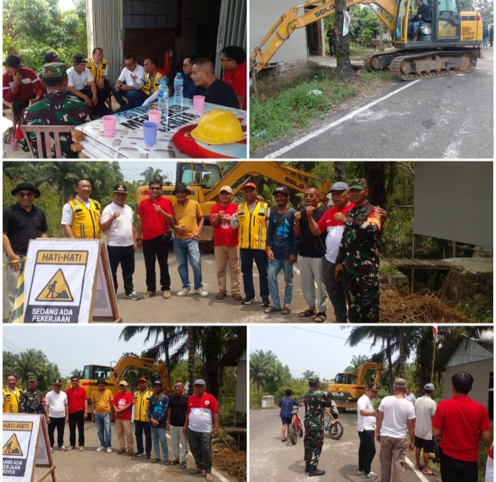 Dimulainya Progres Pembangunan Drainase Di Jalan Lintas Padang Serai Berdamapak Positif Bagi Warga