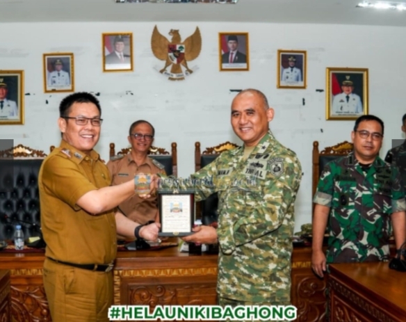 Cegah Karhutla Pemkab Pesibar Gandeng TNI