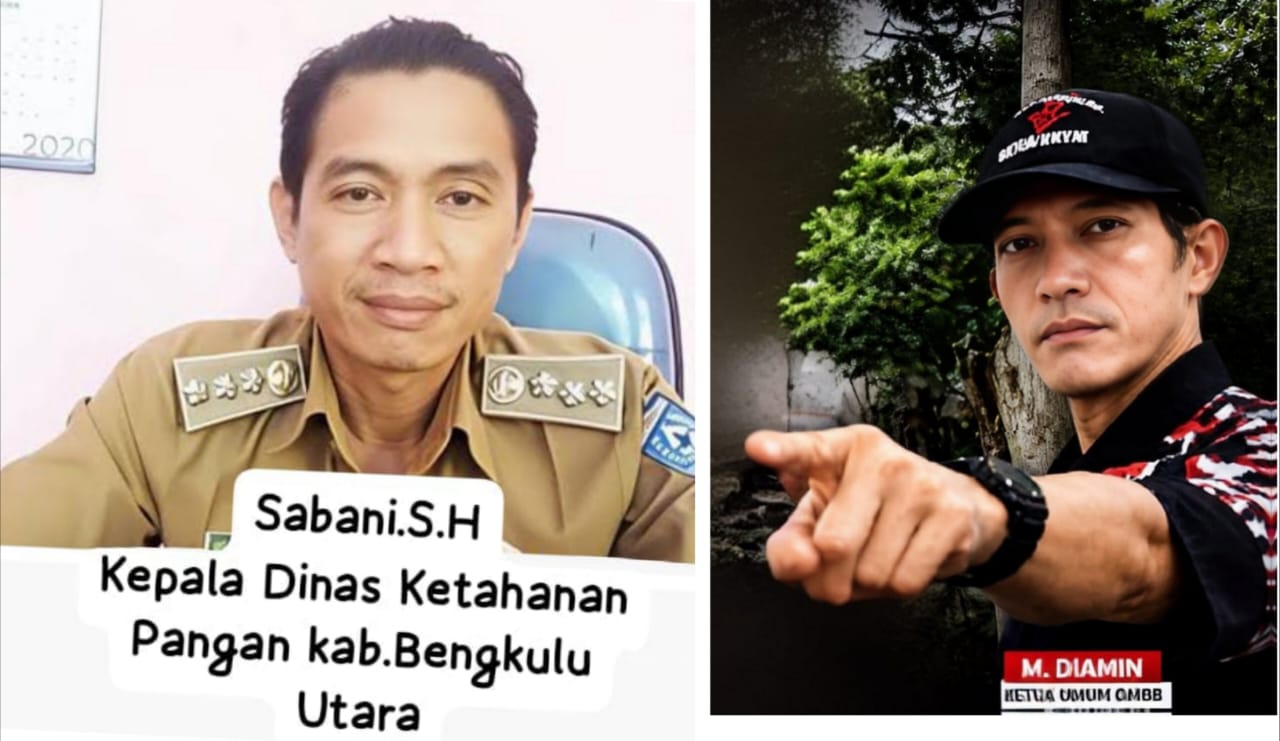 Dugaan Pungutan 10-15 Persen di Dinas Ketahanan Pangan Bengkulu Utara, Ketum MPN OMBB M.Diamin Desak Aparat Penegak Hukum Turun Tangan
