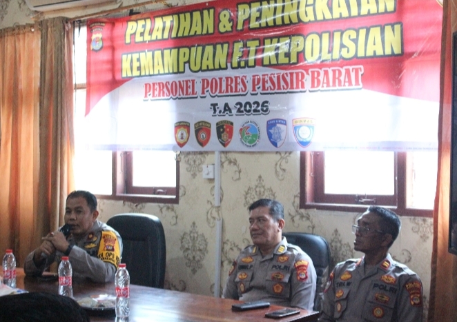 Wakapolres Pimpin Latkatpuan Fungsi Teknis Lantas, Tingkatkan Pemahaman Personel