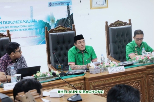 Bupati Buka Ekspose Laporan Akhir Penyusunan Dokumen Kajian Pengembangan Komplek Perkantoran Terpadu