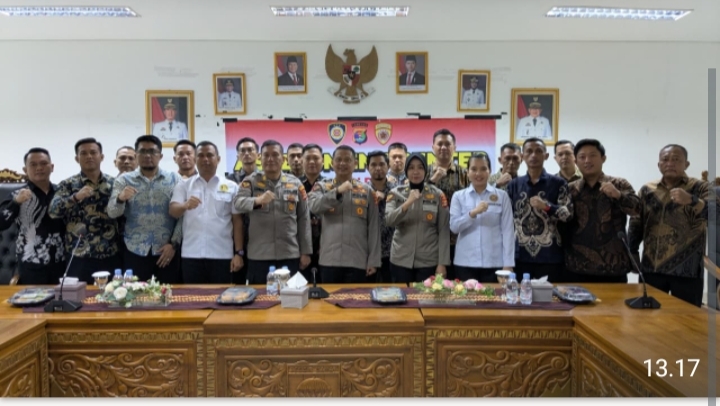 Jajaran Kanit Polres Pesisir Barat Ikuti Assessment Jabatan dari Ro SDM Polda Lampung
