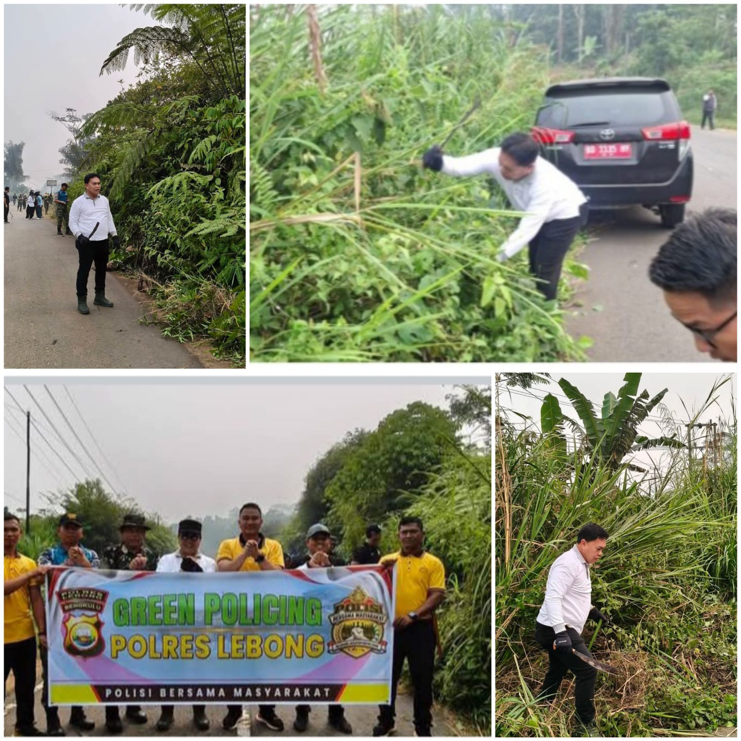 Bupati Lebong, Azhari Pimpin Aksi Gotong-Royong Bertajuk Jumat Bersih Tebas Bayang