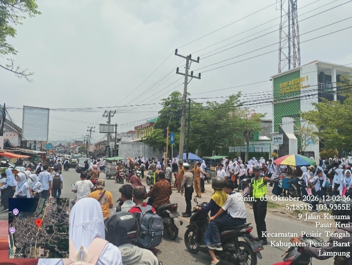 Jam Pulang Sekolah Jadi Perhatian Khusus, Sat Lantas Gelar Pam Rawan Siang
