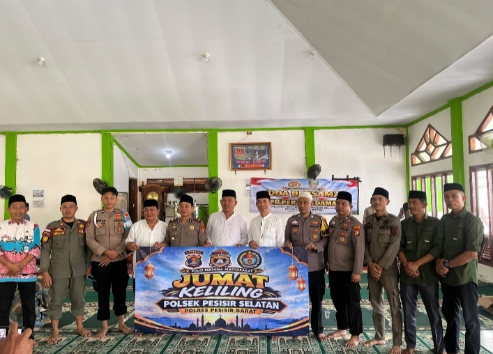Wujudkan Pil Peratin Damai, Kapolsek Pesisir Selatan Iptu Doni Dermawan Djunaidi Gelar Jumling dan Doa Bersama