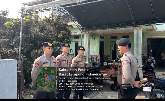 Antisipasi Gangguan Kamtibmas, Polres Pesisir Barat Lakukan Pengamanan Gudang Logistik Pemilihan
