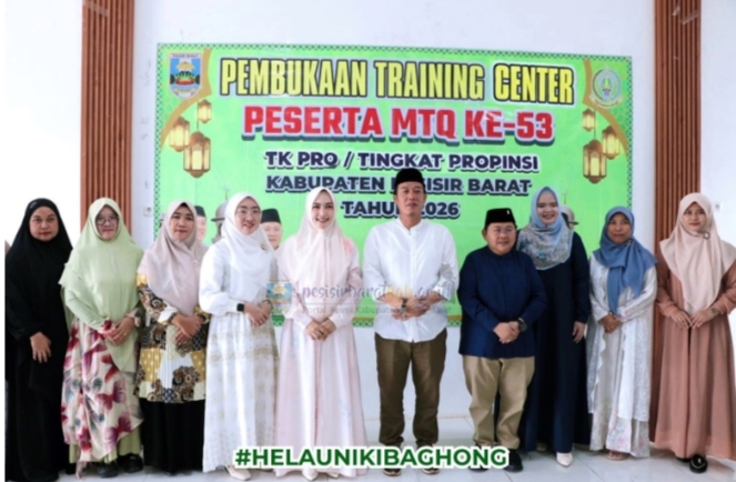 Bupati Pesisir Barat Buka TC Bagi Peserta MTQ ke-53 Tingkat Provinsi Lampung Tahun 2026