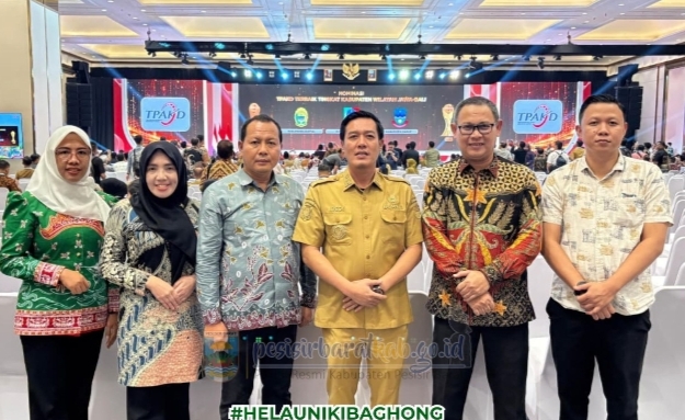 Bupati Pesisir Barat Hadiri Rakornas TPAKD