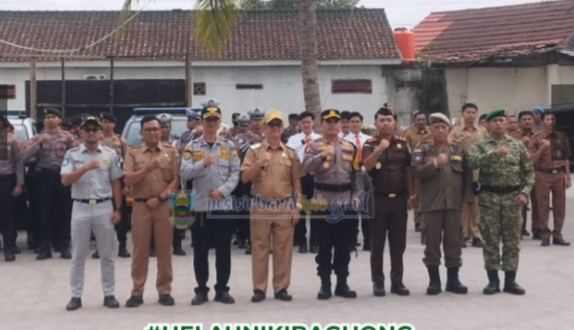 Pemkab Pesisir Barat Hadiri Apel Gelar Pasukan Operasi Patuh Krakatau 2026