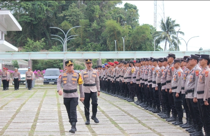 Amankan Pilperatin, Polres Pesisir Barat Terjunkan 211 Personil